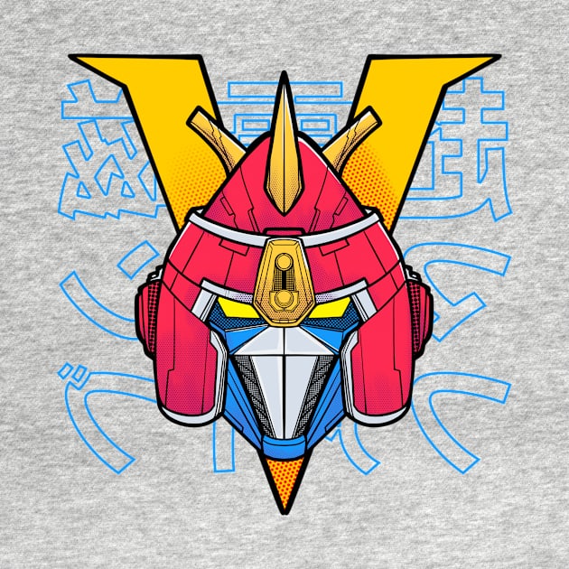 Voltes V japan anime retro t shirt by Ruke